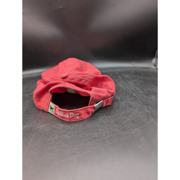 The Black Dog Adult Baseball Hat Cap Cotton Adjustable Strap Coral RARE Dad Hat - Picture 3 of 6